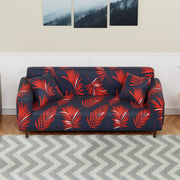 Polyester Sofa Cover (Black Stem Design)