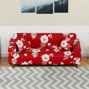 Polyester Sofa Cover (Black Stem Design)