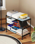 Easy DIY Bookshelf/Stationery Storage Organizer | (Metal & Plastic)