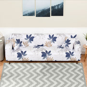 Polyester Sofa Cover (Black Stem Design)