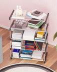 Easy DIY Bookshelf/Stationery Storage Organizer | (Metal & Plastic)