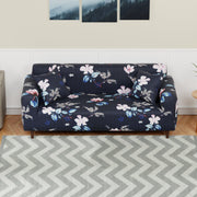 Polyester Sofa Cover (Black Stem Design)