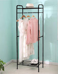 Garment Stand with Top and Bottom Shelves | (163x60x35cm)