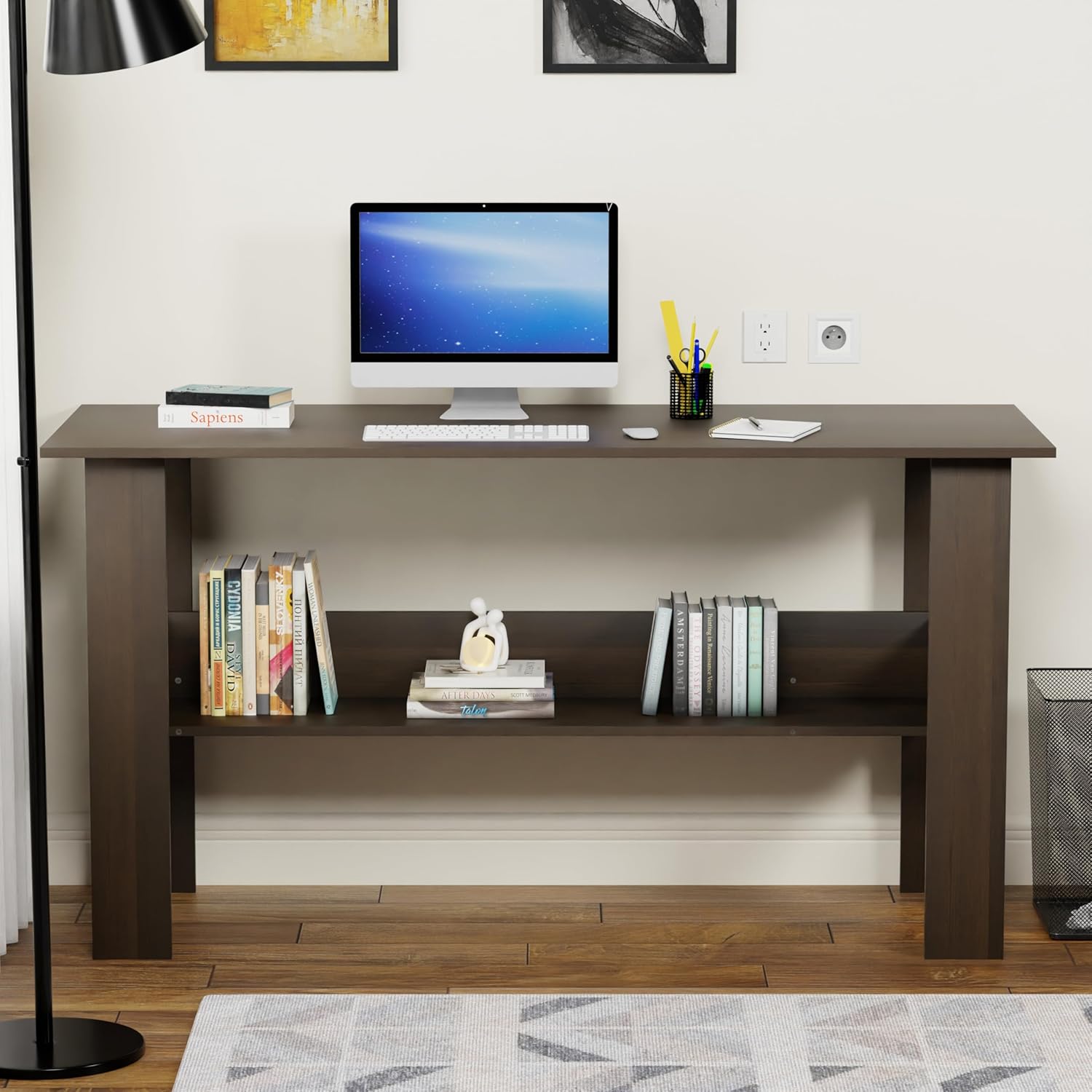 Computer Desk with 1 Layer Shelf | (ST-005)