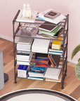 Easy DIY Bookshelf/Stationery Storage Organizer | (Metal & Plastic)