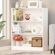 Lukzer 3‑Tier Engineered Wood Multipurpose Open Storage Organizer (MR‑014/White)