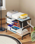 Easy DIY Bookshelf/Stationery Storage Organizer | (Metal & Plastic)