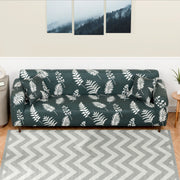 Polyester Sofa Cover (Black Stem Design)