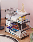 Easy DIY Bookshelf/Stationery Storage Organizer | (Metal & Plastic)