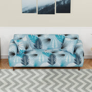 Polyester Sofa Cover (Black Stem Design)