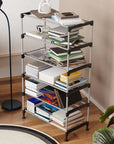 Easy DIY Bookshelf/Stationery Storage Organizer | (Metal & Plastic)