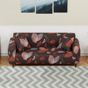 Polyester Sofa Cover (Black Stem Design)