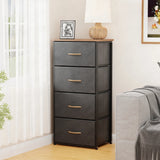 Lukzer Metal Multi-Purpose Rack with Fabric Drawers (MMR-002)