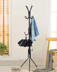 8 Hook Metal Coat Hanger Stand | (170 x 42cm)