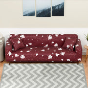 Polyester Sofa Cover (Black Stem Design)