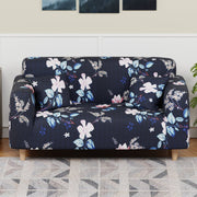 Polyester Sofa Cover (Black Stem Design)
