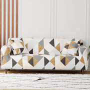 Polyester Sofa Cover (Colorful Marble Design)