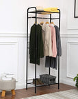 Garment Stand with Top and Bottom Shelves | (163x60x35cm)