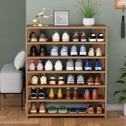 Lukzer 5-Layer Shoe Rack & Open Display Shelf – Versatile Storage Organizer (Model: SR-002)