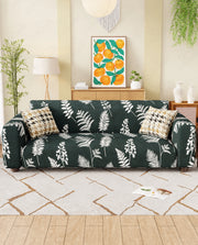 Lukzer Polyester Sofa Cover Leaf Stem (SC-007-01)