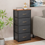 Lukzer Metal Multi-Purpose Rack with Fabric Drawers (MMR-002)