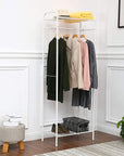 Garment Stand with Top and Bottom Shelves | (163x60x35cm)