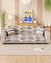 Lukzer Reversible Quilted Sofa Mat with Arms Ocean Breeze (SC-183-01/A)