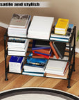 Easy DIY Bookshelf/Stationery Storage Organizer | (Metal & Plastic)