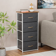 Lukzer Metal Multi-Purpose Rack with Fabric Drawers (MMR-002)