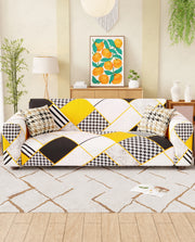 Lukzer Polyester Sofa Cover - Colorful Pattern (SC-034-01)