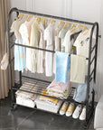 Multifunctional Metal Garment Rack | (35x120x168cm/A Shape)