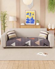 Lukzer Quilted Waterproof Sofa Mat  Floating Triangle (SC-188-01)