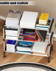 Easy DIY Bookshelf/Stationery Storage Organizer | (Metal & Plastic)