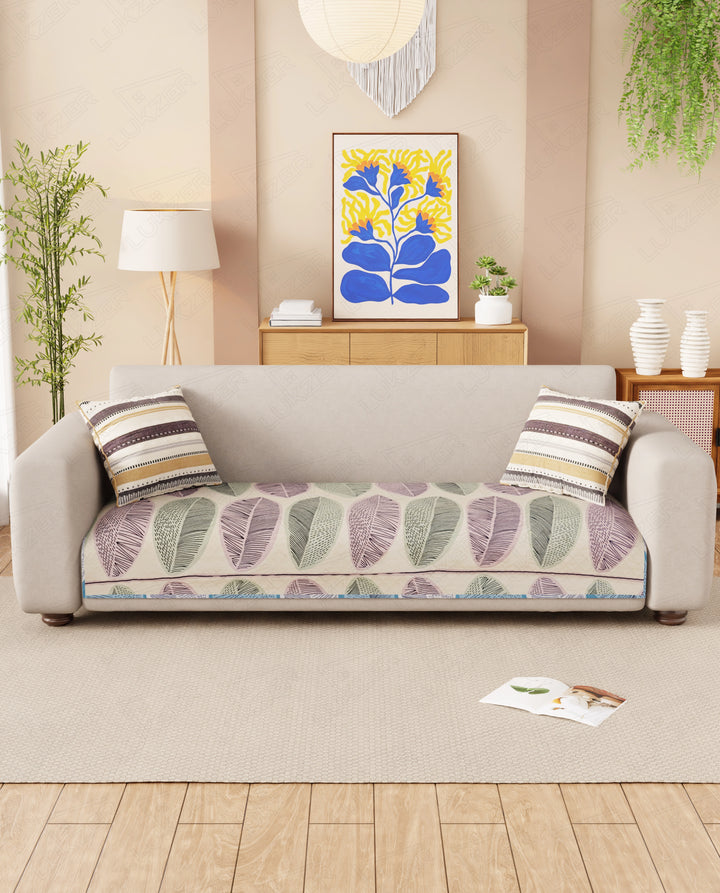 Lukzer Reversible Quilted Sofa Mat Ocean Breeze (SC-183-01)