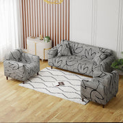 Polyester Sofa Cover (Black Stem Design)