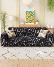 Lukzer Polyester Sofa Cover - Black Stem (SC-001-01)