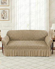 Lukzer Turkish Design Bubble Pattern Sofa Cover  Bubble Sand Beige (SC-101-01)