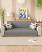 Lukzer Quilted Sofa Mat - Stone Grey (SC-193-01)