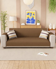 Lukzer Quilted Sofa Mat Walnut (SC-195-01)