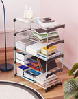 Easy DIY Bookshelf/Stationery Storage Organizer | (Metal & Plastic)