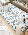 Lukzer Quilted Reversible Sofa Cover Mat with Arms | Polyester Blend 350 GSM Full Coverage & Back Belt for Stability | Washable Furniture Protector.