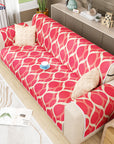 Lukzer Quilted Reversible Sofa Cover Mat with Arms | Polyester Blend 350 GSM Full Coverage & Back Belt for Stability | Washable Furniture Protector.
