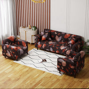 Polyester Sofa Cover (Black Stem Design)