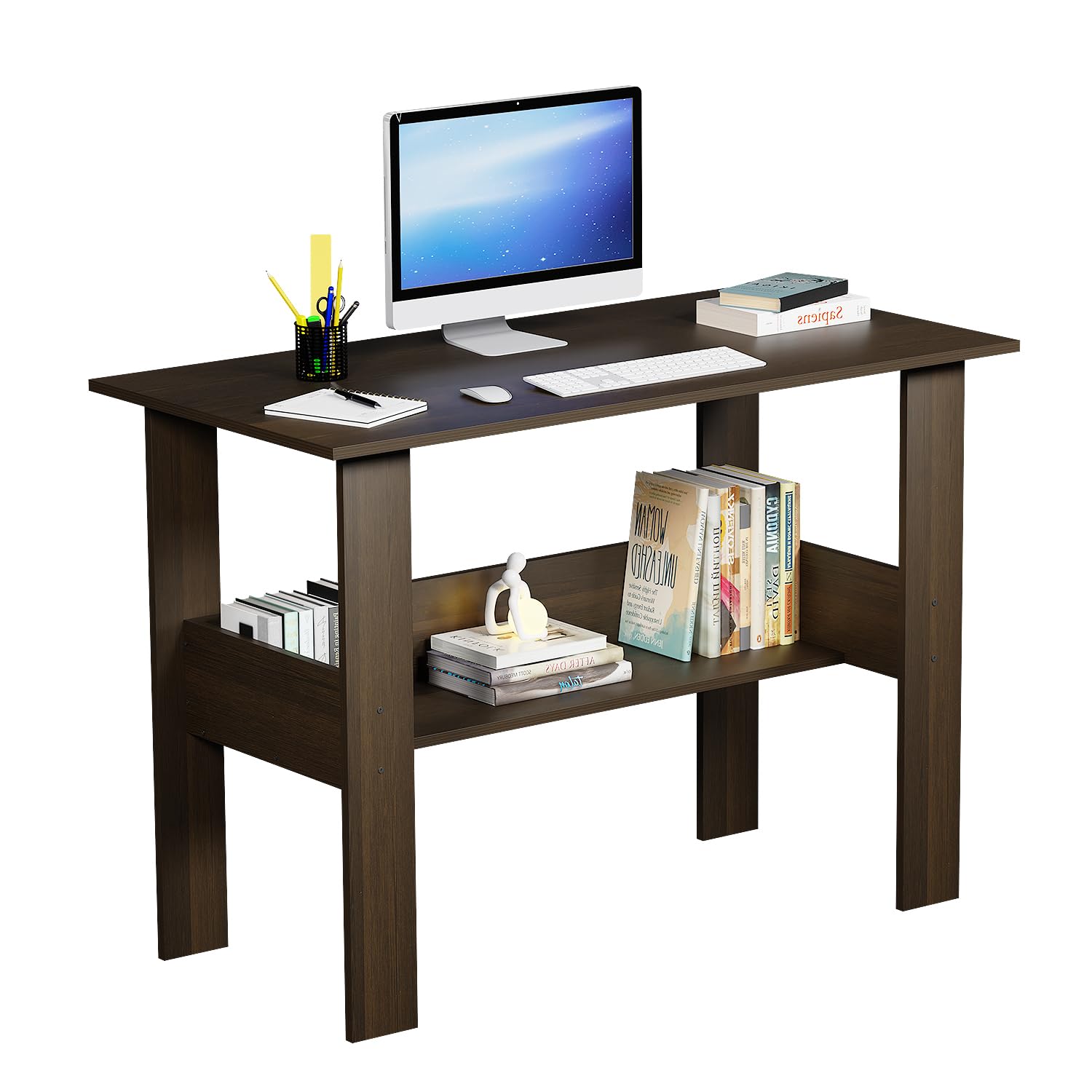 Computer Desk with 1 Layer Shelf | (ST-004)