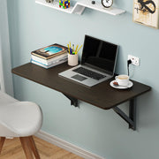Lukzer Multi-purpose Engineered Wood Wall Mounted Foldable Rack Table (MT-002/Wenge)