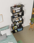 S-Shaped Ladder Bookshelf/Open Display Rack | (MR-002)