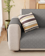 Lukzer Quilted Sofa Mat - Stone Grey (SC-193-01)