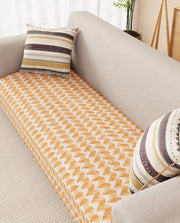 Lukzer Reversible Quilted Sofa Mat   Rhythmic Arcs (SC-181-01)