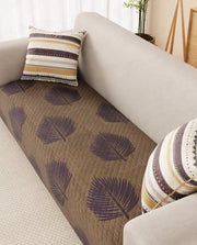 Lukzer Reversible Quilted Sofa Mat Sapphire Bloom (SC-182-01)