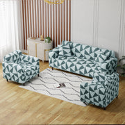 Polyester Sofa Cover (Colorful Marble Design)